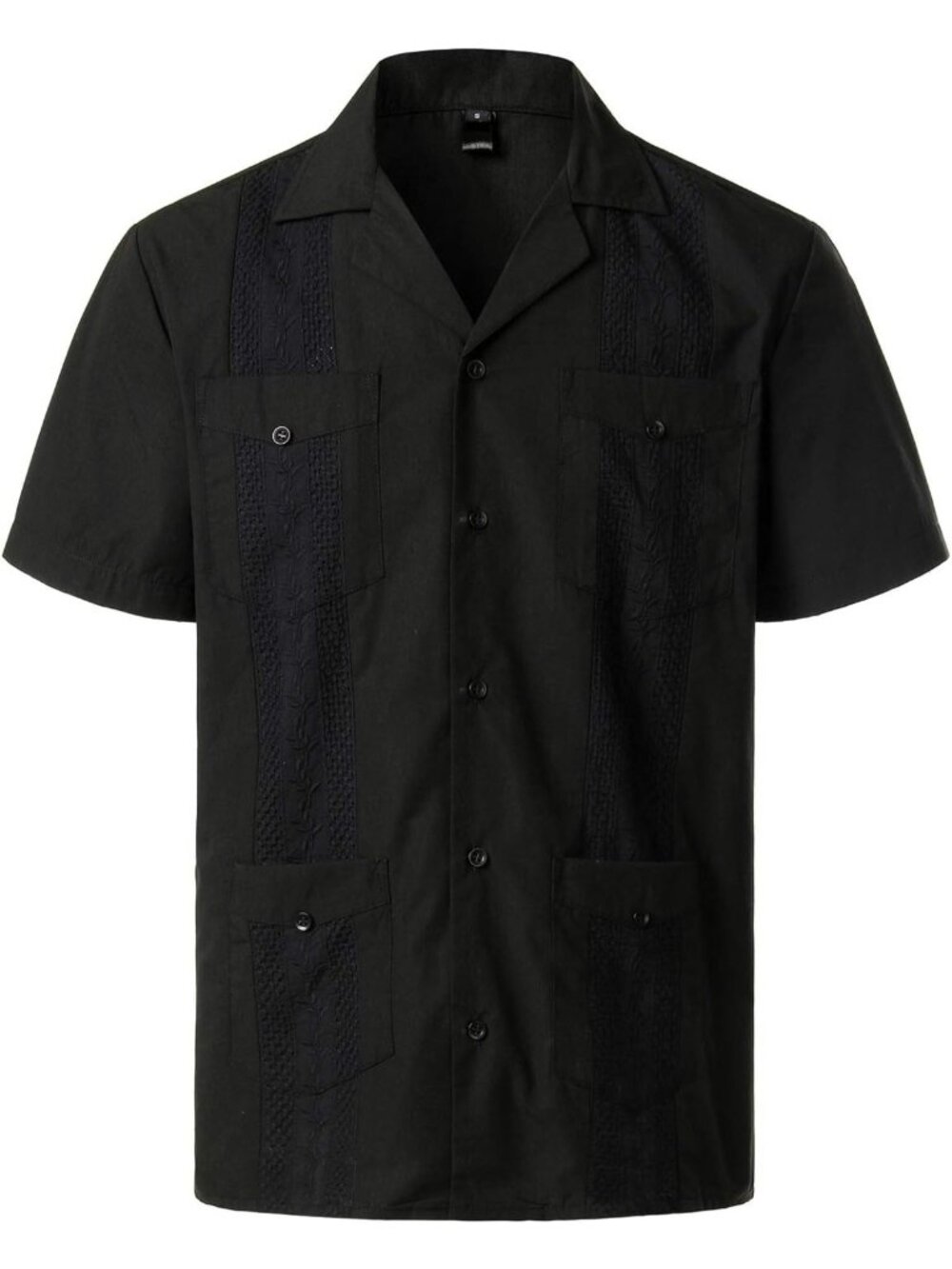 Stylish Men's Short Sleeve Button Down Cuban Guayabera Shirt - Perfect for
